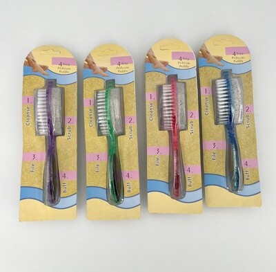 4 stappen Voetborstel en puimsteen