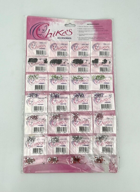 24pack Glitters 6 kleuren
