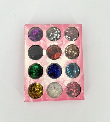 Glittervormpjes 12pack nr3