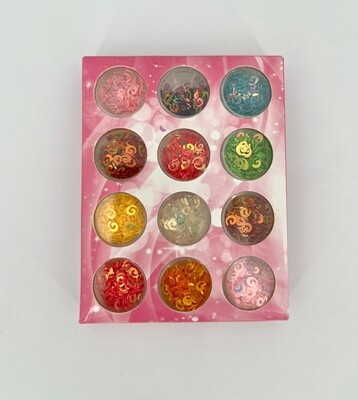 GlitterVormpjes 12pack nr9