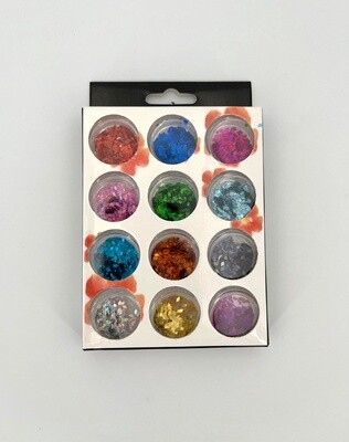 Glitter vormpjes 12pack nr3