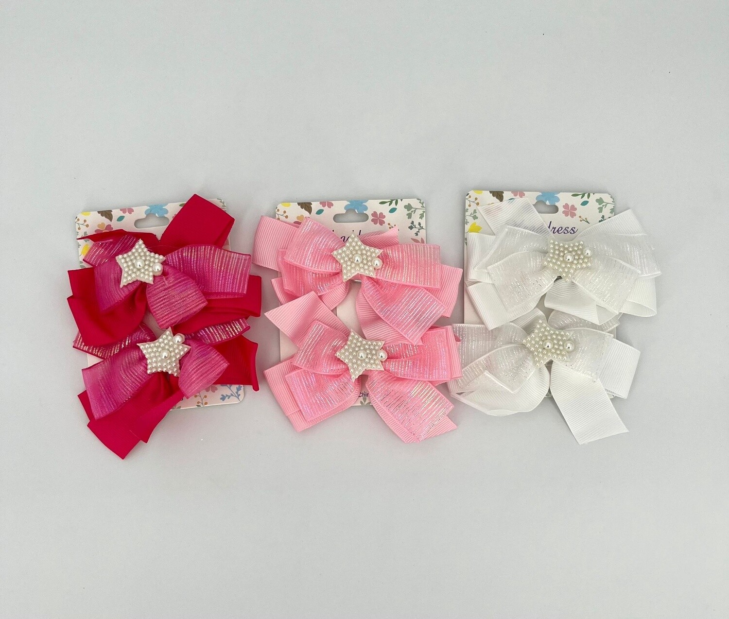 Haarklemmen 2packs 3kleurtjes