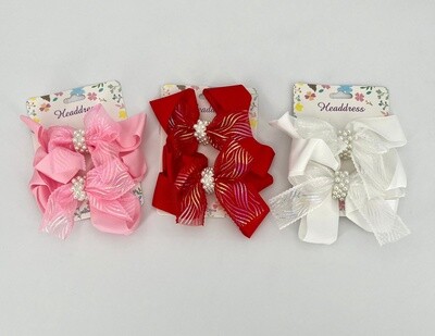 Haarklemmen met strikjes