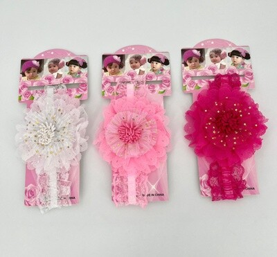 Haarbanden Baby's Bloem en Glitter