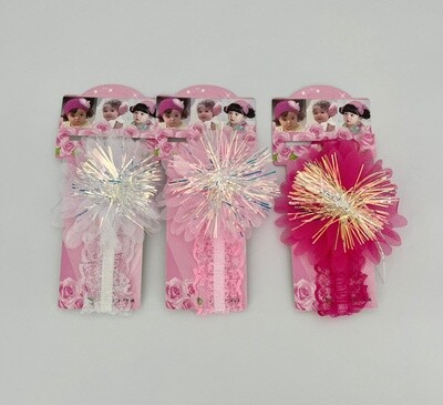 Haarbanden Baby's Drie Kleuren met Goud en Zilver