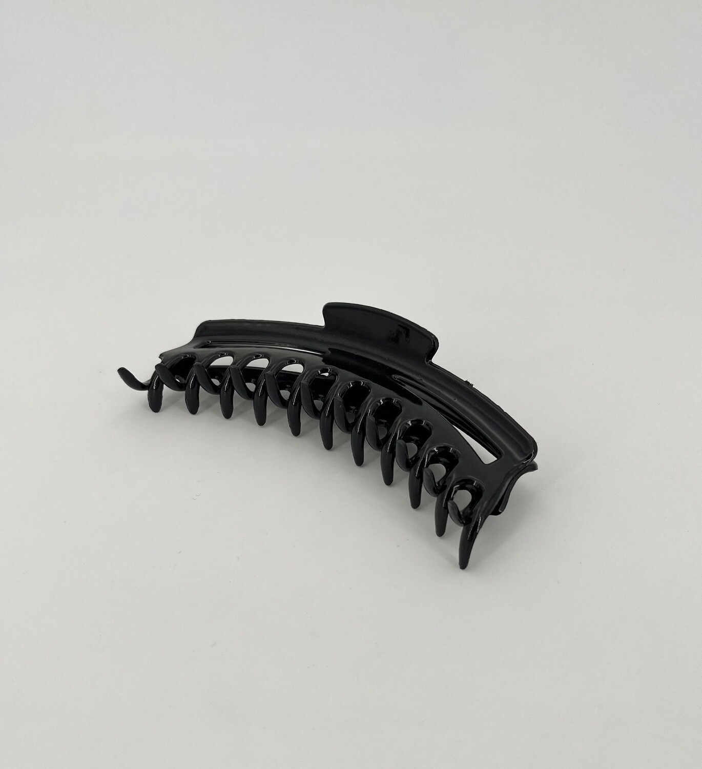 Haarklem Zwart 15cm Glanzend