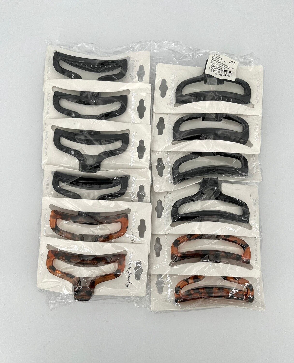 Haarklemmen 2 kleurtjes 10cm