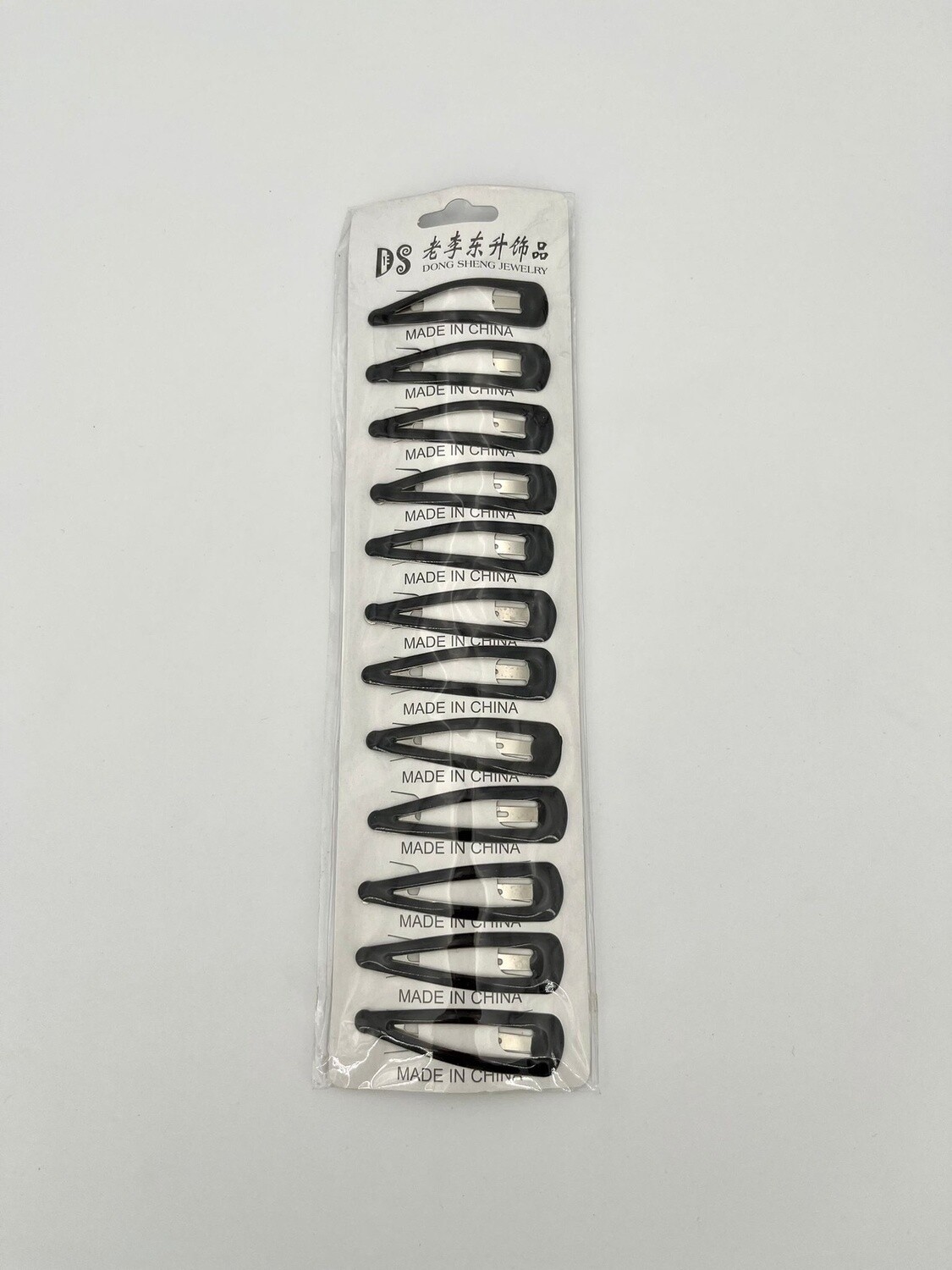 Haarclipjes 10pak Zwart
