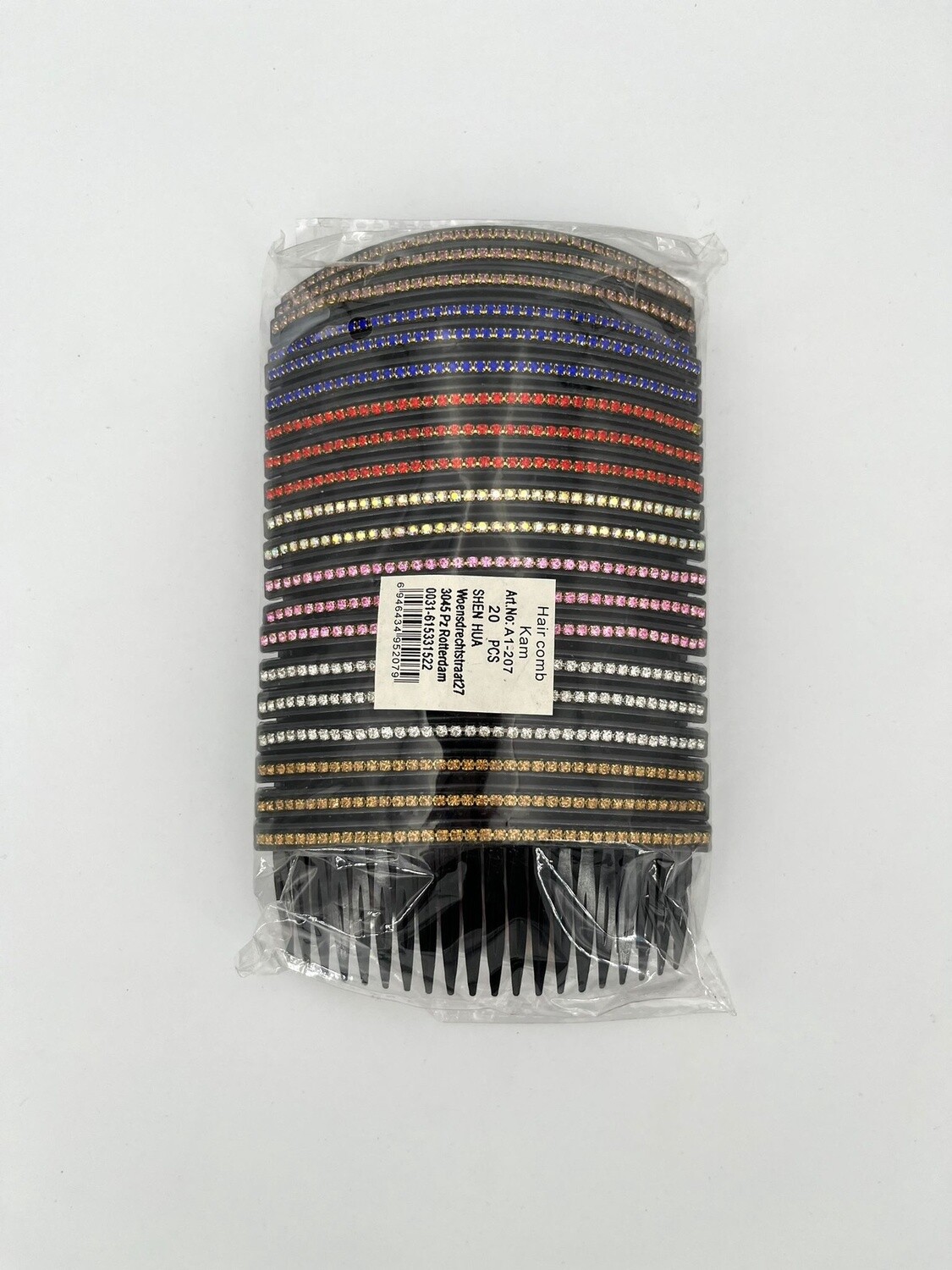 Haarspelden 20pak  met glitter 11cm