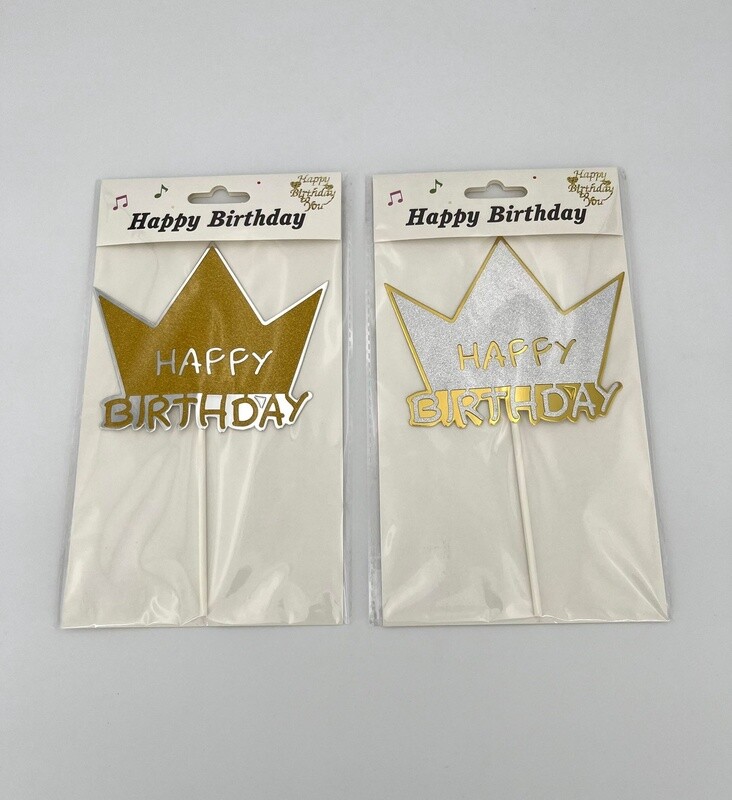Cake Topping Happy Birthday