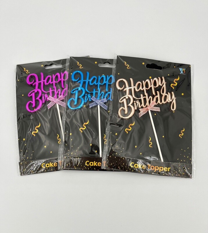 Caketoppers kleur