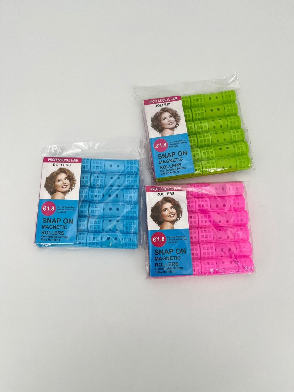 Magnetische haarrollers 1,8 cm