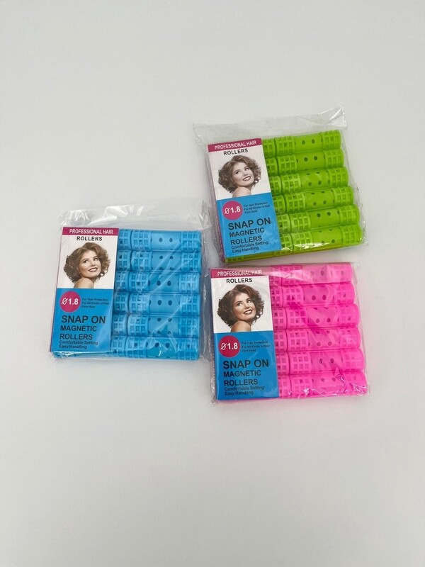 Magnetische haarrollers 1,8 cm