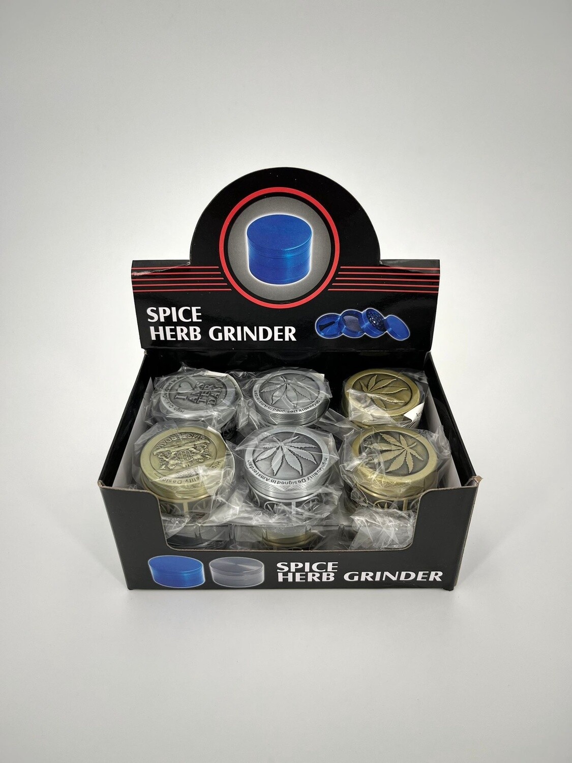 Grinders Zilver Goud cannabis