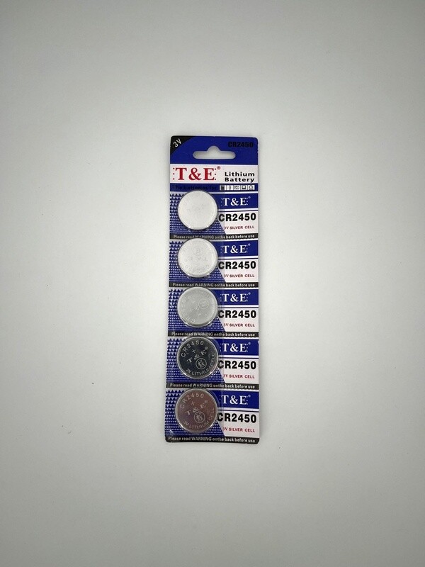 Lithium T&amp;E Batterij 5pak CR2450