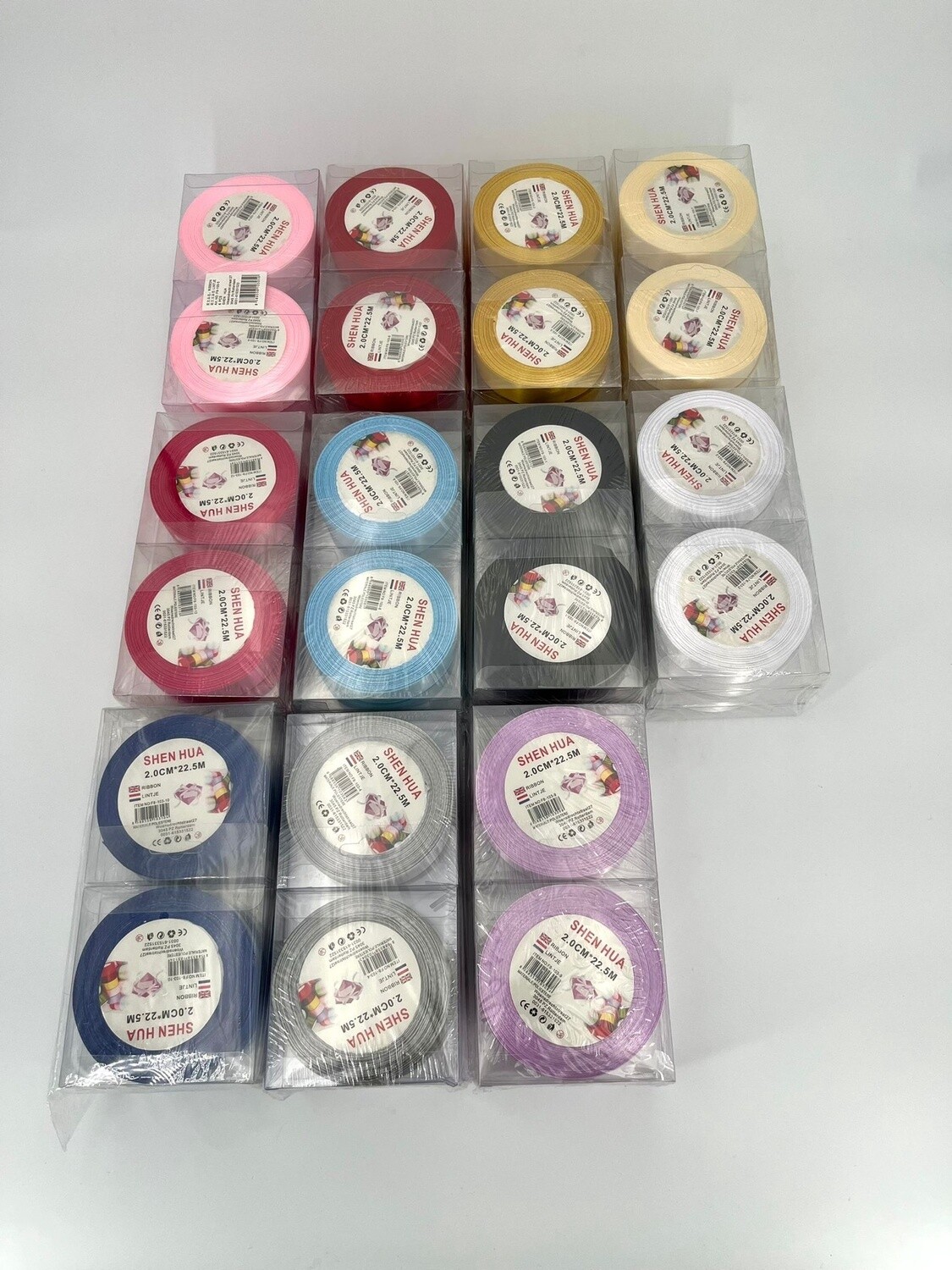Ribbons 2 centimeter bij 22,5 meter
