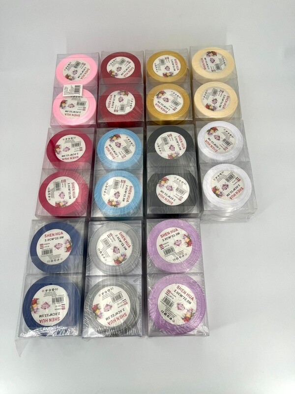 Ribbons 2 centimeter bij 22,5 meter