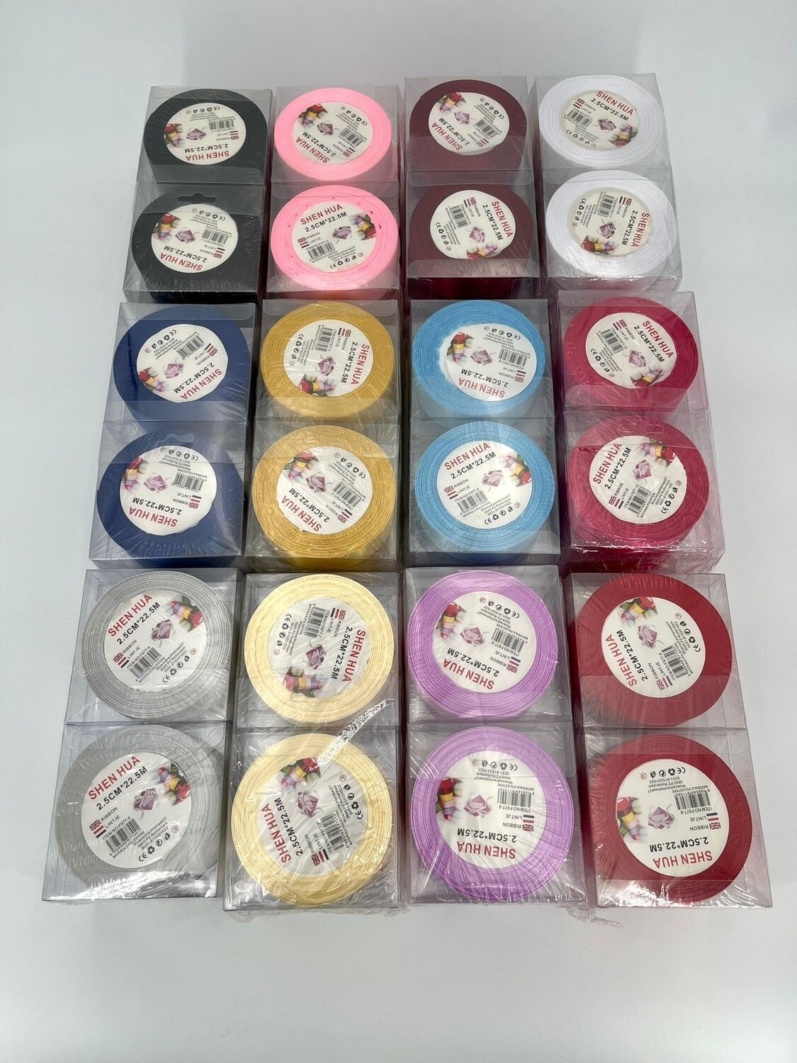 Ribbons 2,5 centimeter bij 22,5 Meter