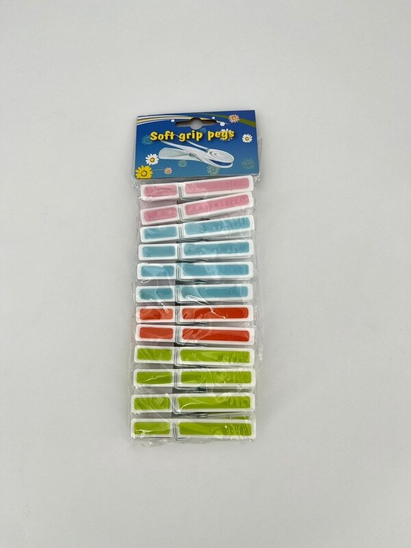 12 Soft Wasknijpers