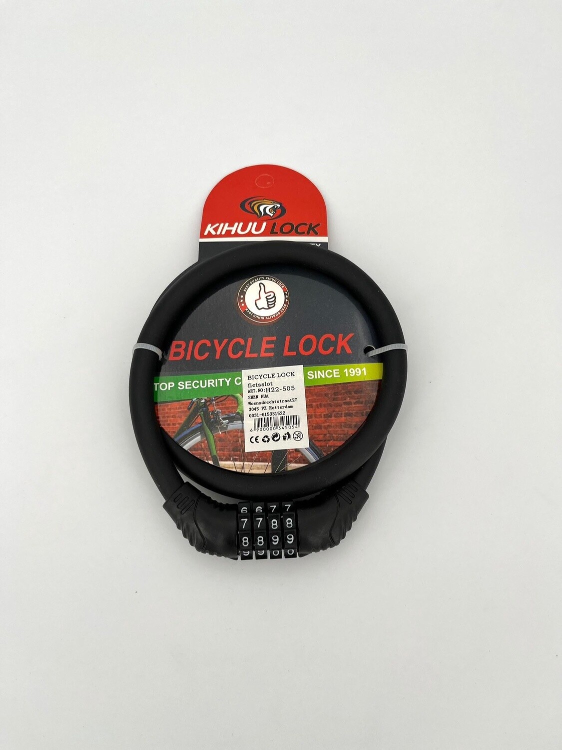 Fietsenslot Cijfer