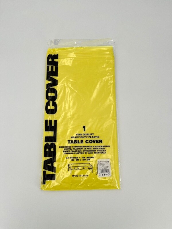Geel tafelkleed