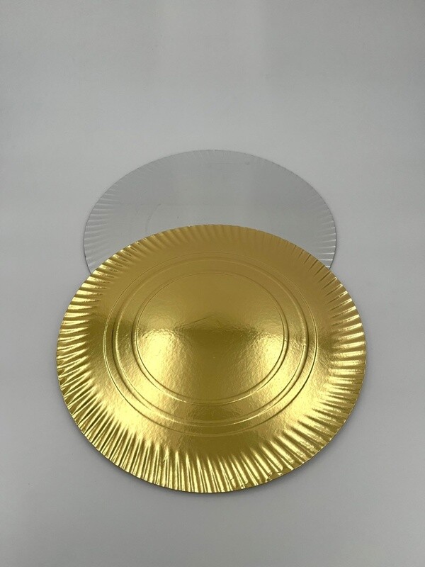 Taartonderzetter 36 cm Goud en Zilver
