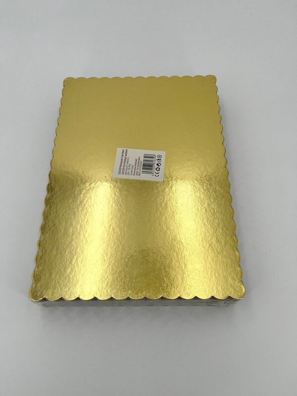 Taartenonderzetters 25pak Goud
