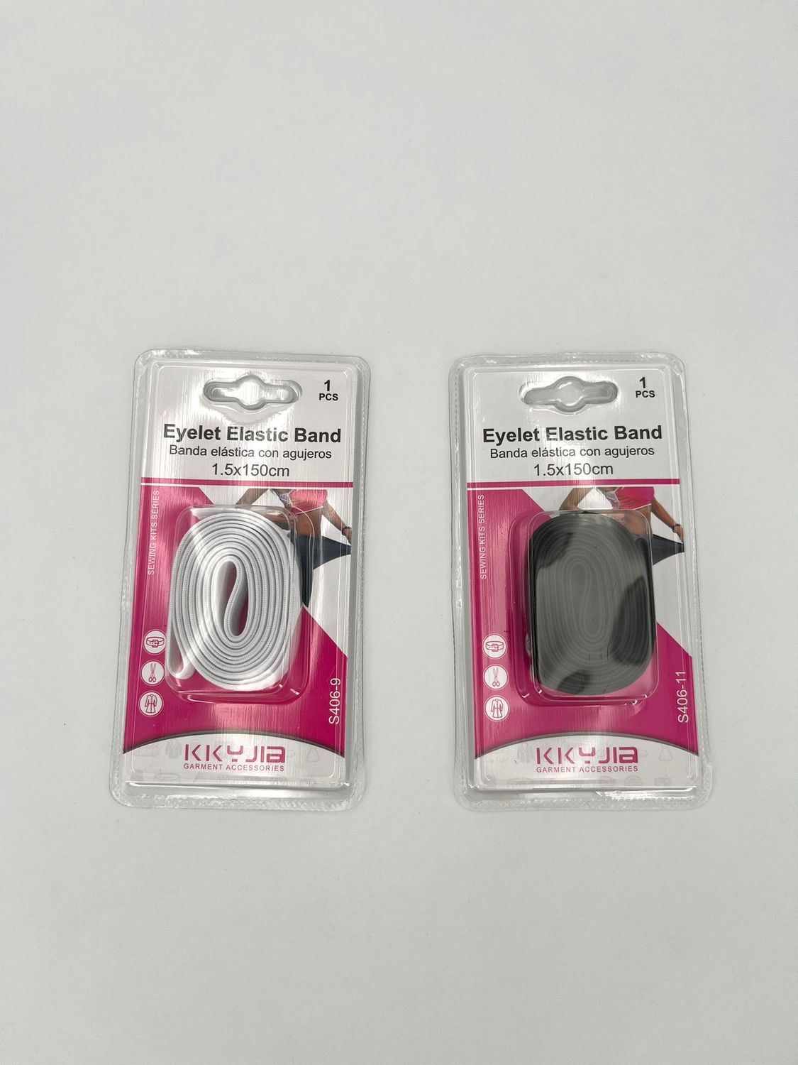 Elastische band Zwart en Wit