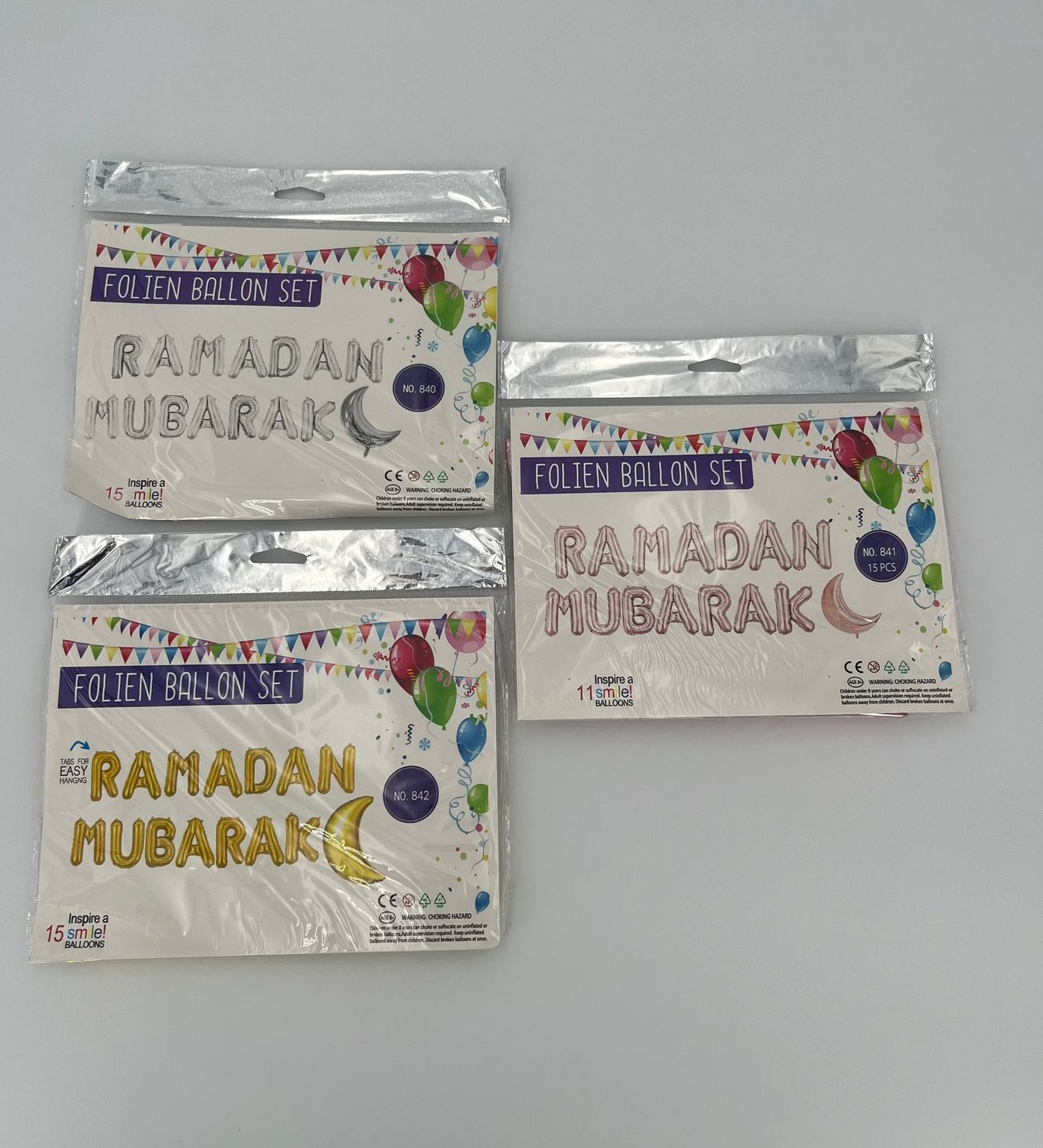 Ramadan Mubarak Ballonnen Letters