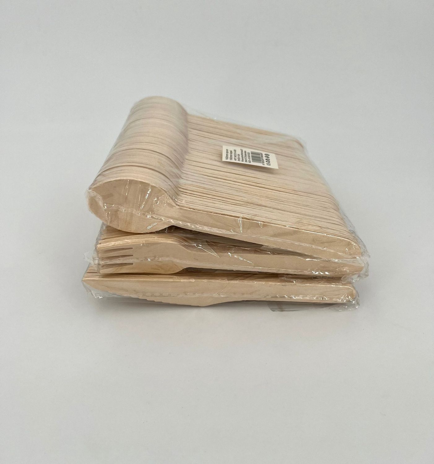 Houten bestek 100 per pak