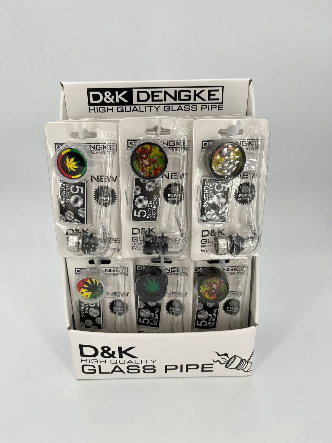 Glass Pipe setje met 5 screens
