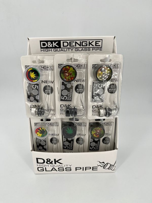 Glass Pipe setje met 5 screens