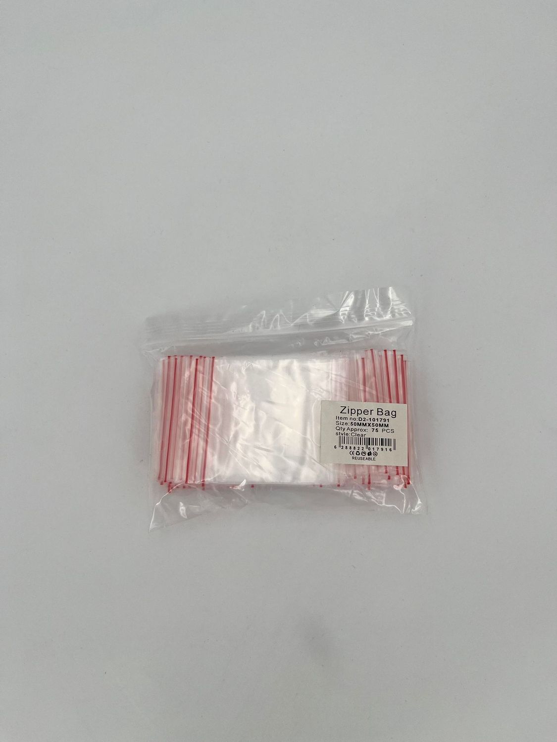 Gripzakjes 50x50x0,06 mm 75 stuks