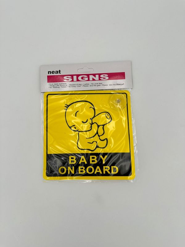 Baby On Board SIGN 15x15 cm