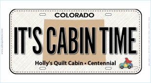It's Cabin Time License Plate