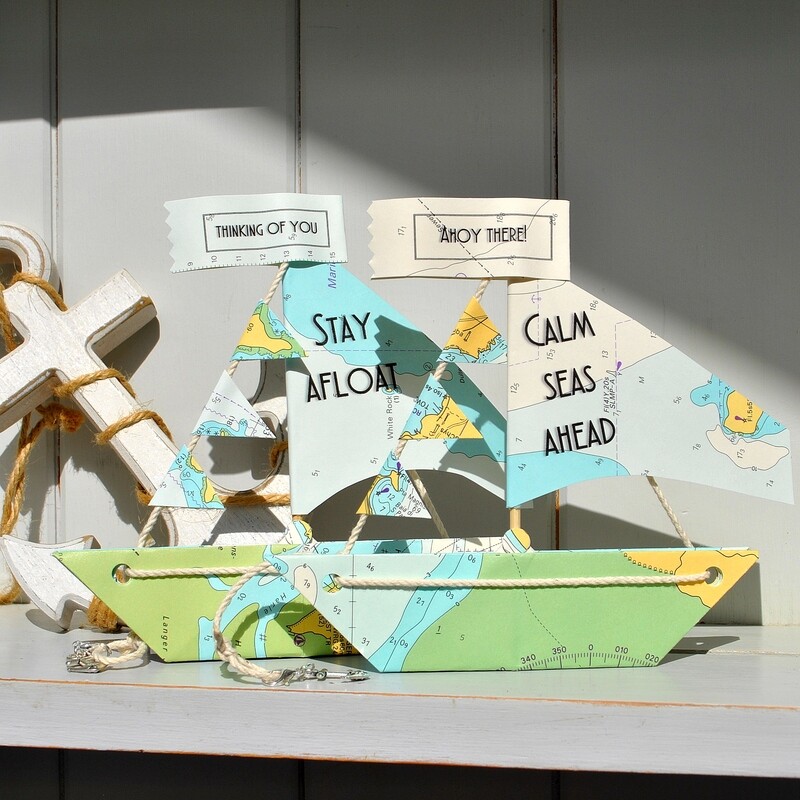 Personalised Nautical Sailboat Card