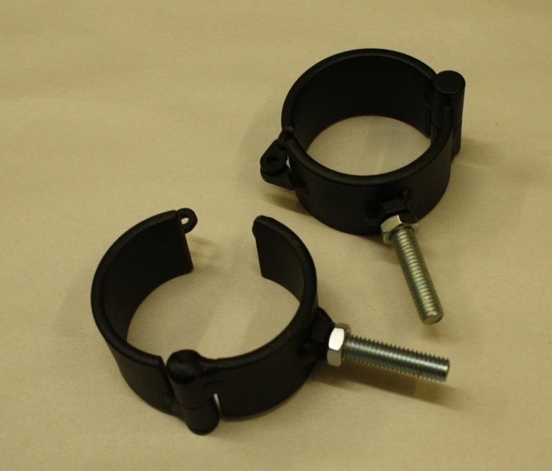 Shackle Set of Two with 1 3/4&quot; Bolt 3/8&quot; Thread Welded to Shackles