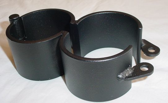 Metal Restraints: Figure 8 Rigid  Dungeon Irons Shackle Set