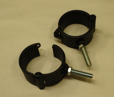 Shackle Set of Two with 1 3/4&quot; Bolt 3/8&quot; Thread Welded to Shackles