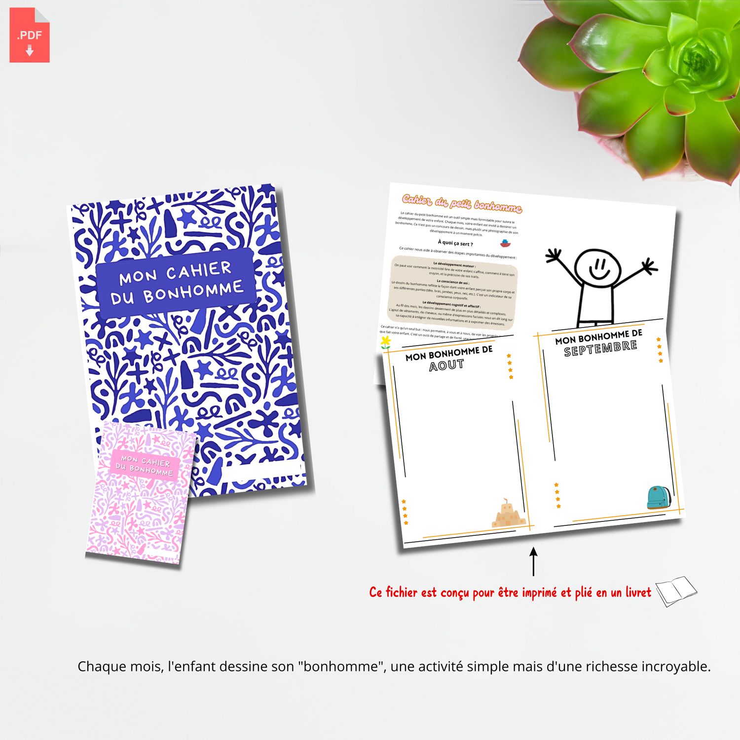 Livret mon cahier du petit bonhomme , assistante maternelle Livret mon cahier du petit bonhomme , assistante maternelle