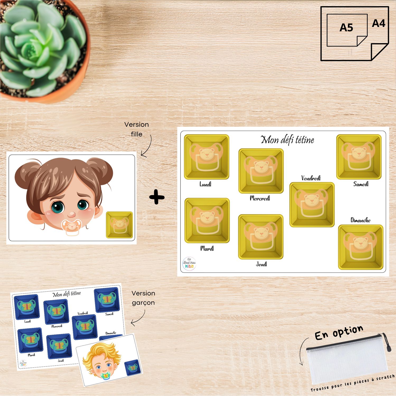 Support j'arrête la tétine Support j'arrête la tétine