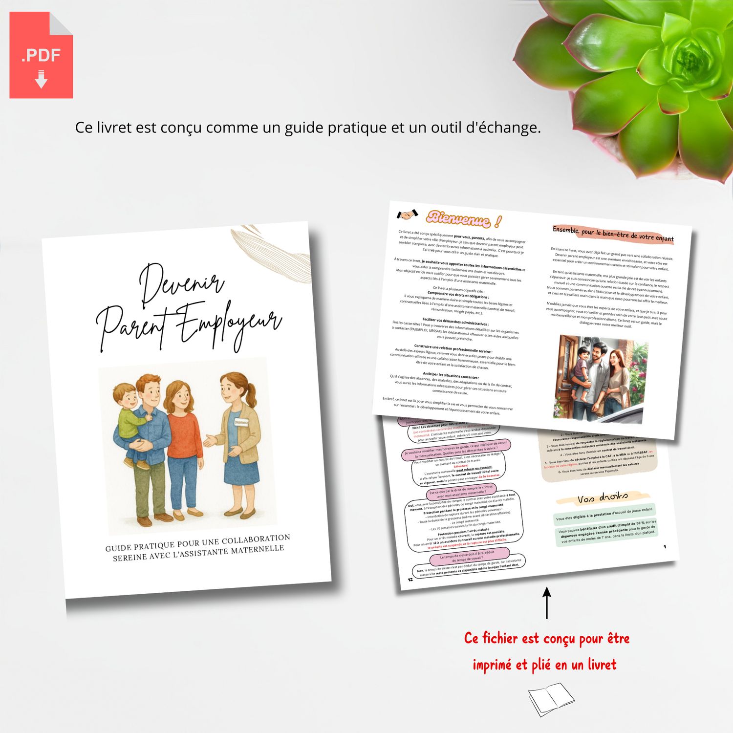 Guide- Devenir parents - employeur assistante maternelle - Livret A5