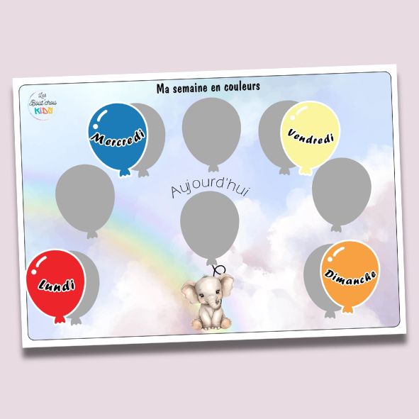 🎈 Ma semaine en couleurs