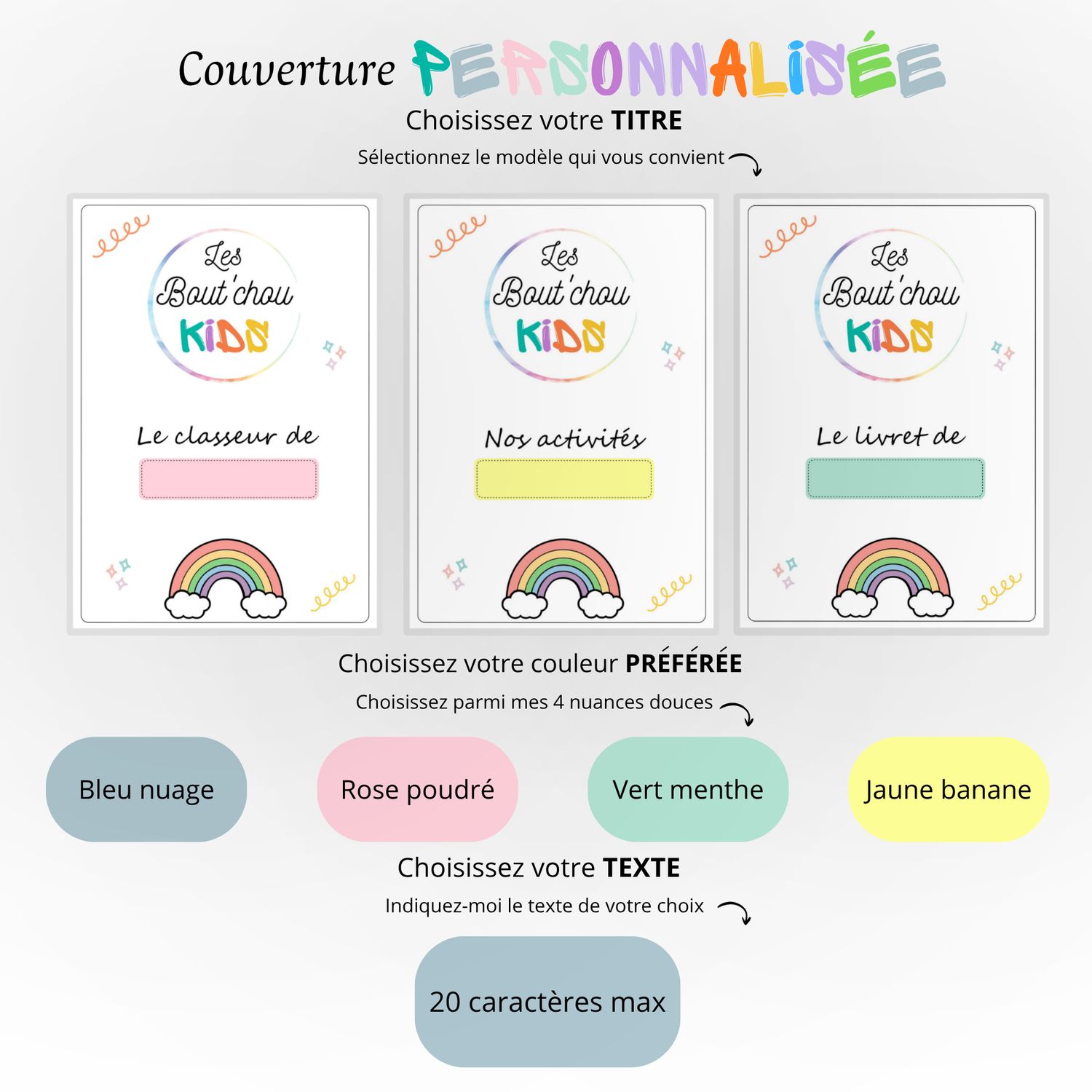 [P] - Ma Couverture Personnalisée (Prénom &amp; Thème)