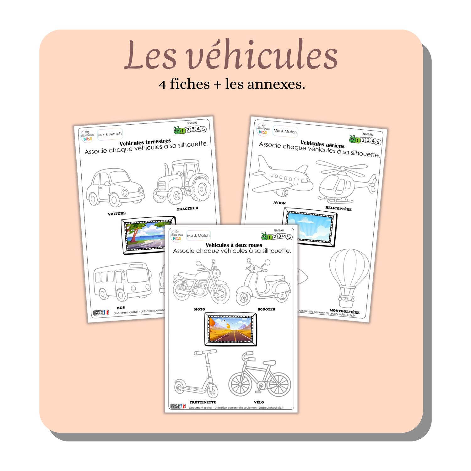 PACK - Les véhicules PACK - Les véhicules
