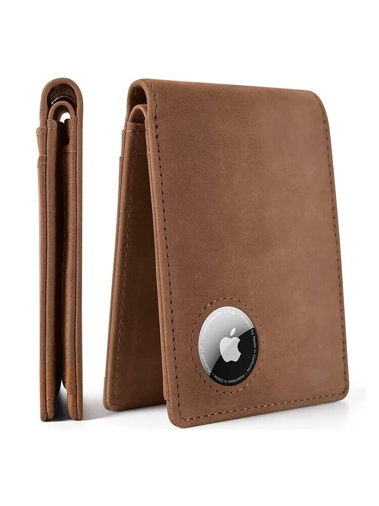 Minimalist Men&#39;s AirTag Wallet RFID Wallet