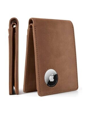 Minimalist Men&#39;s AirTag Wallet RFID Wallet