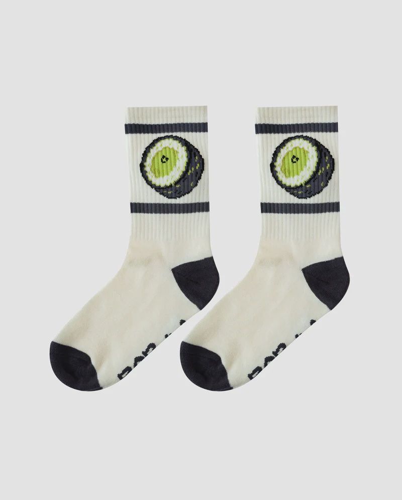 Cream Sushi Socks