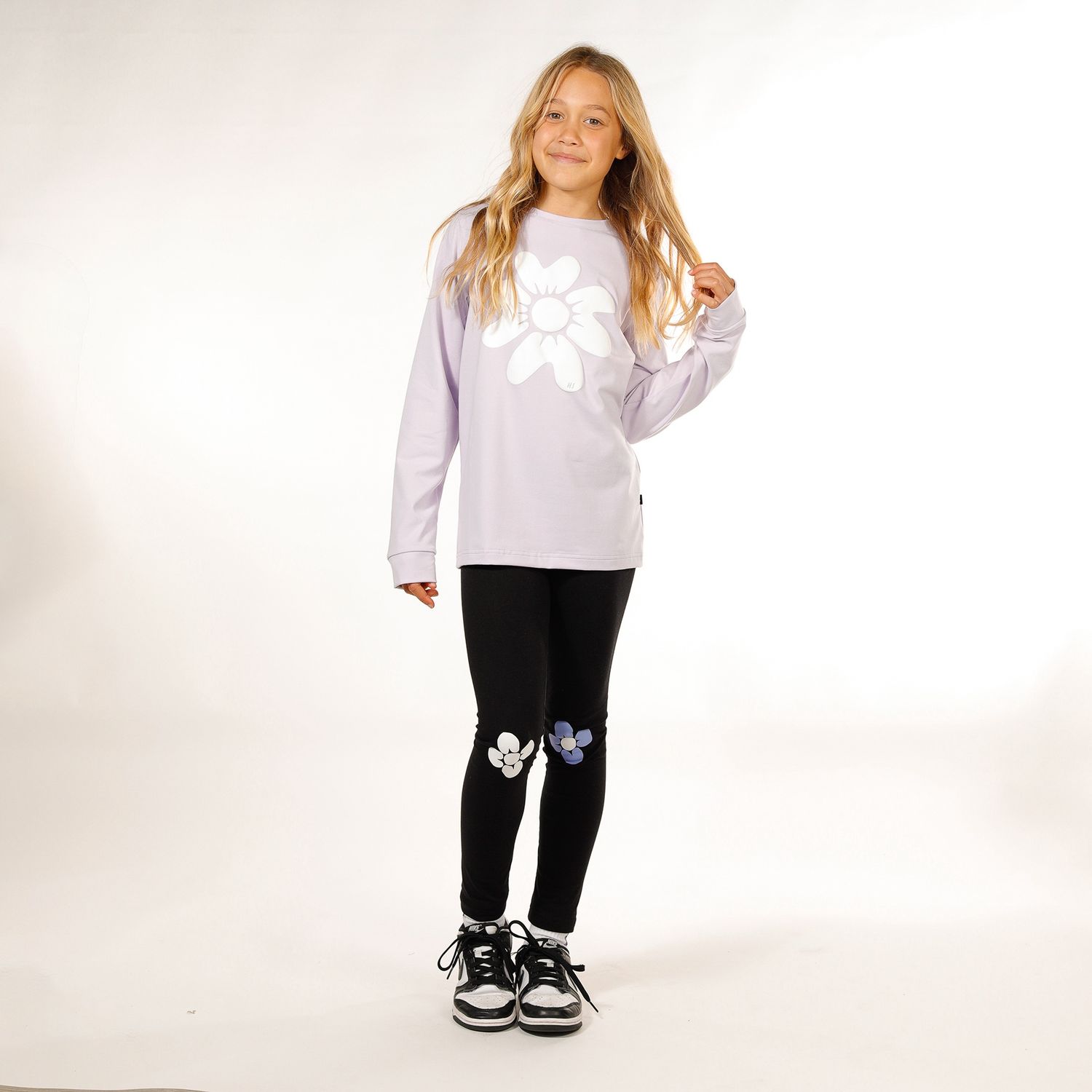 Girls LS Tee - Pale Purple