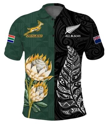 SA Rugby and NZ Rugby Polo Shirt